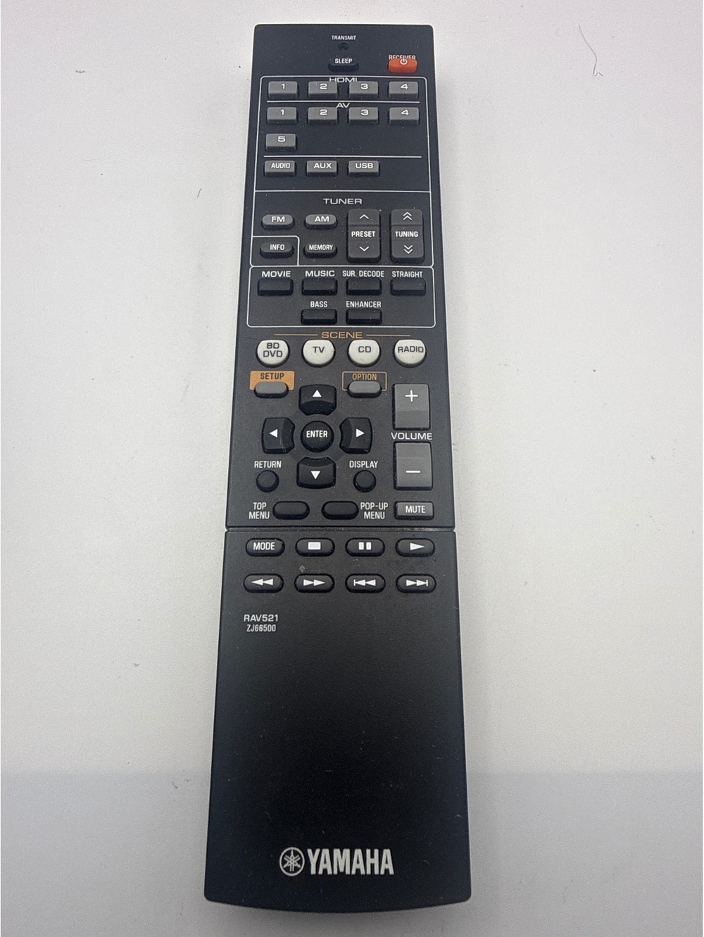 Yamaha RAV521 ZJ66500 Remote Control